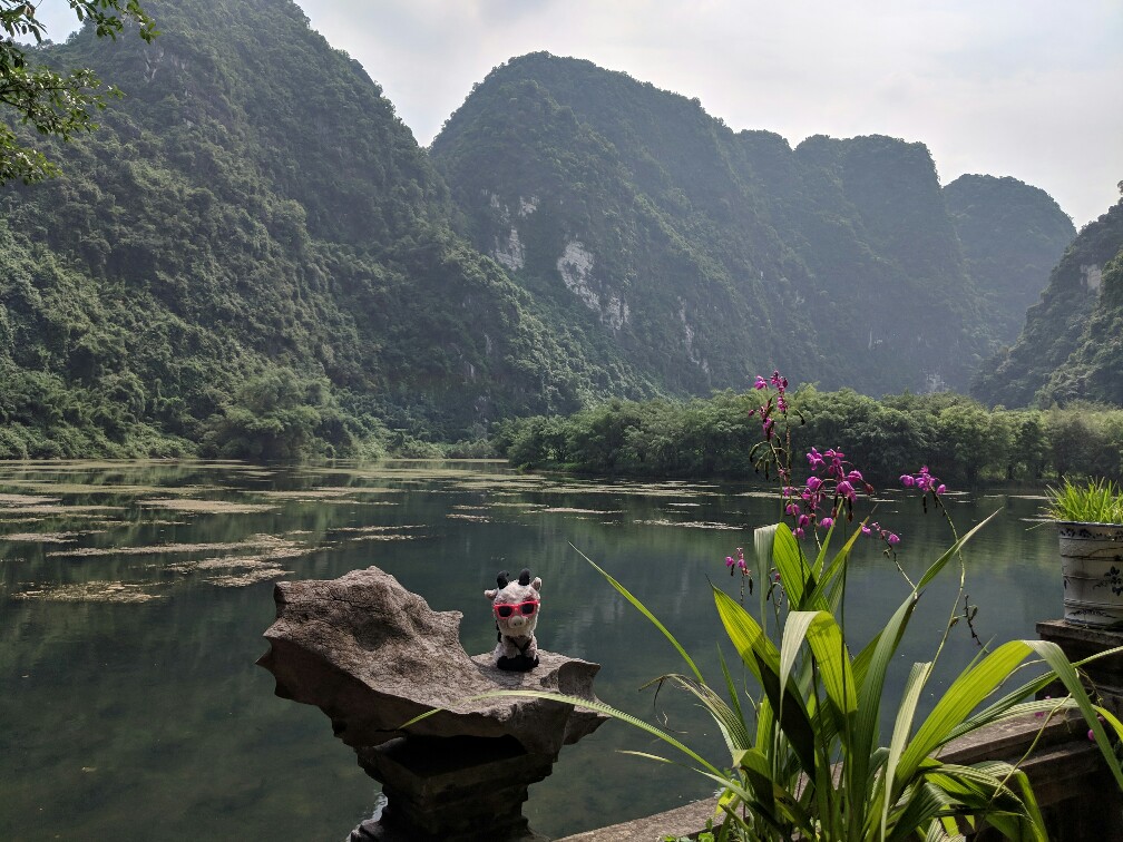 Panorama sur le site de Trang Anh au Vietnam