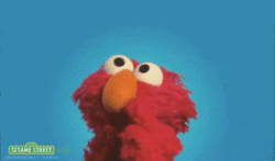 Gif animé de Elmo en train de réfléchir