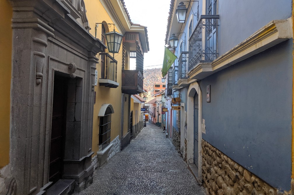 Rue Jaen à La Paz