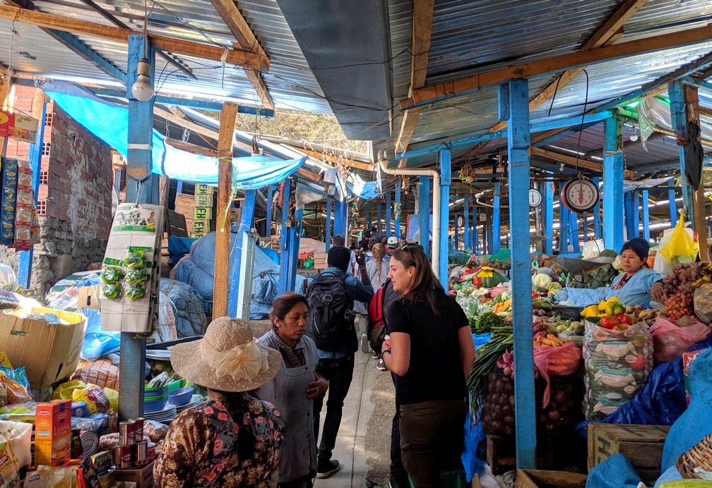 Etals du mercado Rodriguez à La Paz