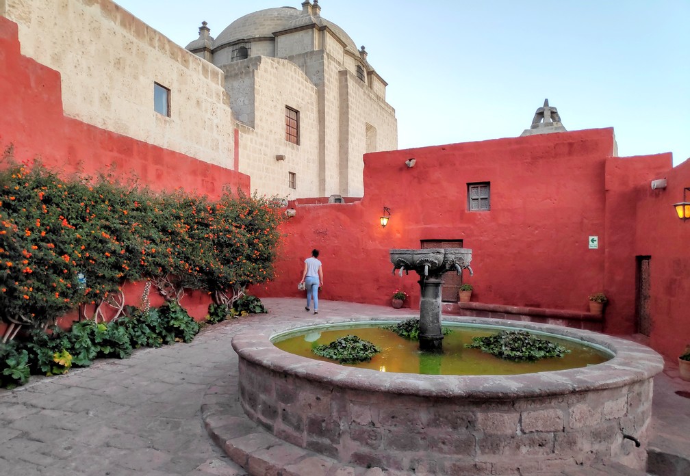 Fontaine du couvent de Santa Catalina à Arequipa