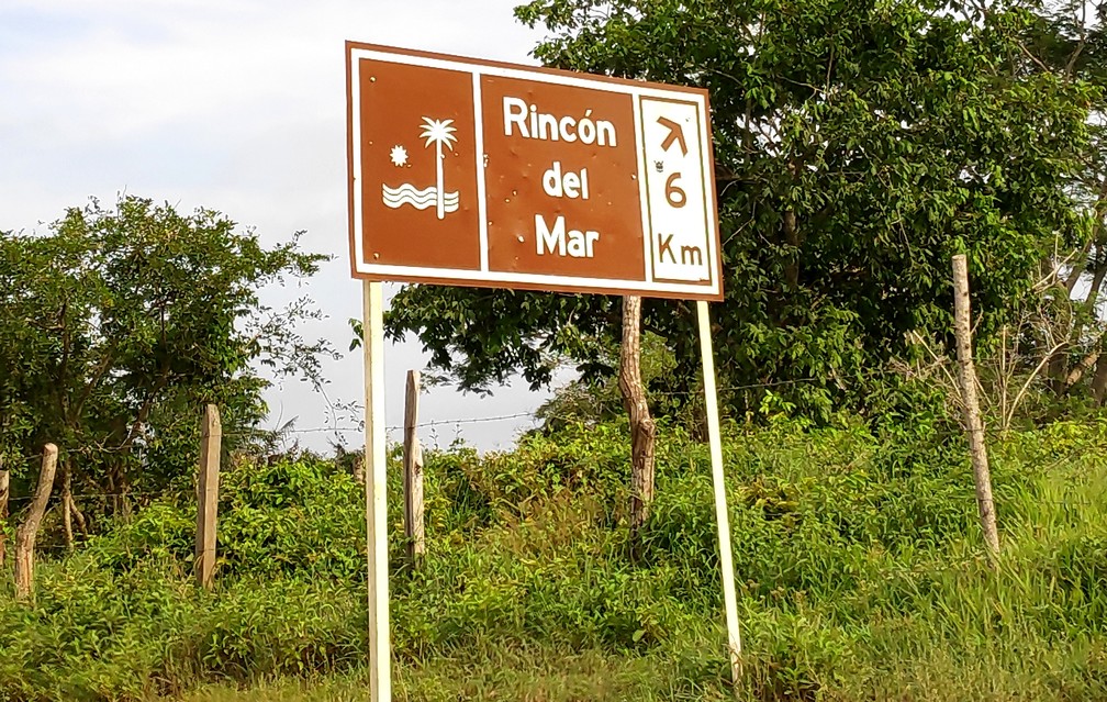 Panneau de direction pour Rincon del Mar