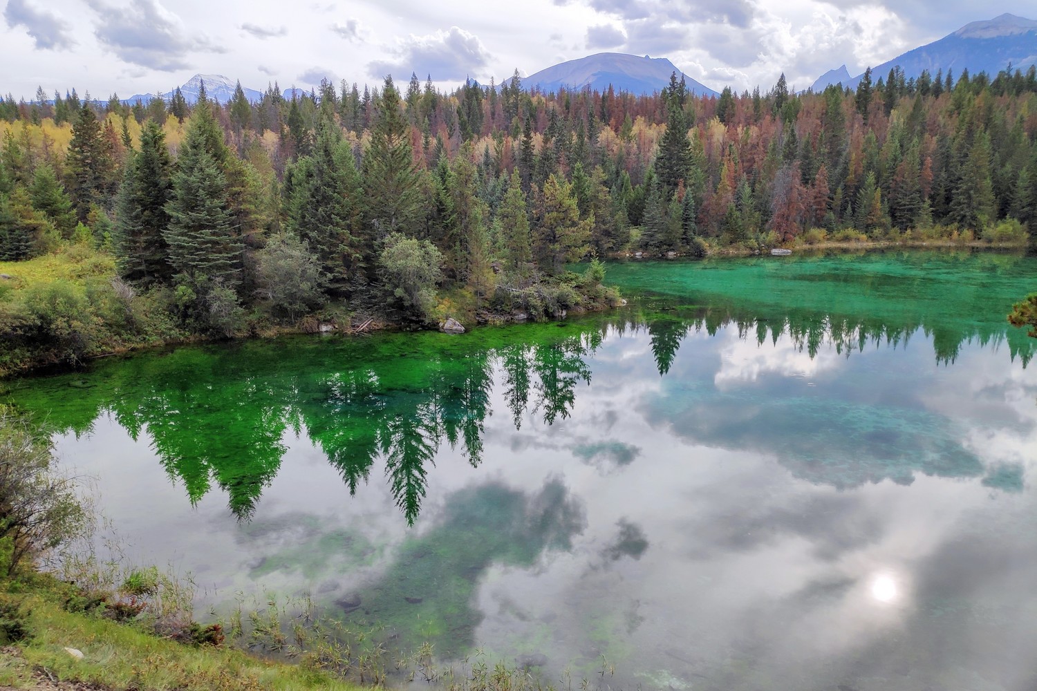 2e lac du Five Lakes Trail de Jasper